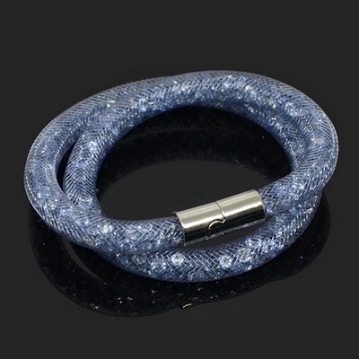 CHM tmavě Stardust s křišťály dvojitý 6192 modrý