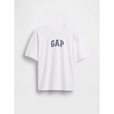 GAP dětské tričko s logem bílá