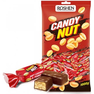 ROSHEN Бонбони Candy Nut карамел и фъстъци 1кг