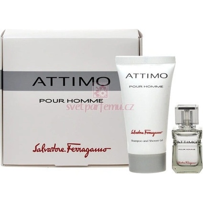 Salvatore Ferragamo Attimo EDT 5 ml + 30 ml sprchový gel dárková sada
