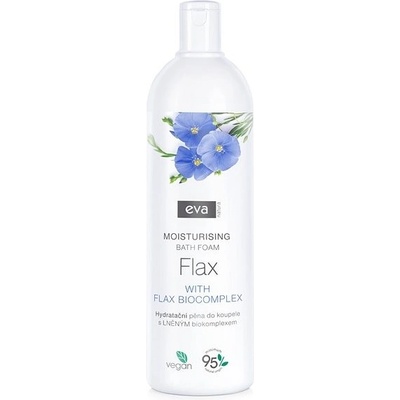 EVA NATURA Hydratačná pena do kúpeľa s ľanovým biokomplexom 750 ml