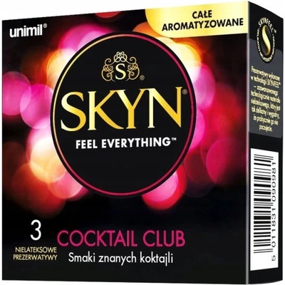Skyn 3 бр. Ароматни нелатексови презервативи Skyn Cocktail Club
