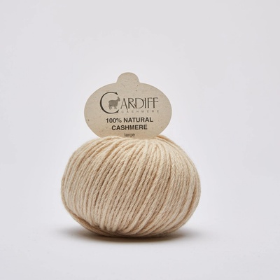 CASHMERE LARGE Cardiff Cashmere Farby CASHMERE: 509 veľmi svetlá béžová (nefarbená)