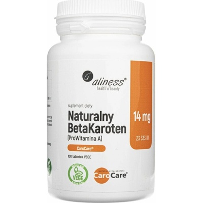 Aliness Prírodný betakarotén 100 tabliet