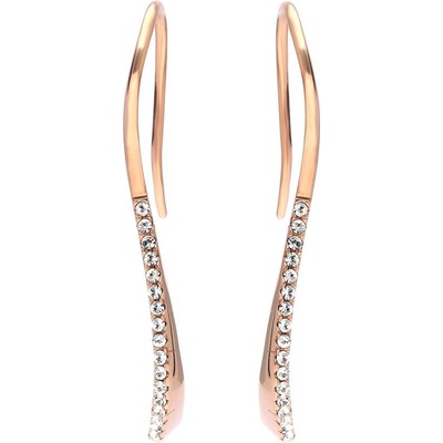 MPM steel and jewelery Earrings 7938 gold rose