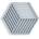Zone Силиконова подложка за тенджери 16x14 cm Hexagon - Zone (331282)