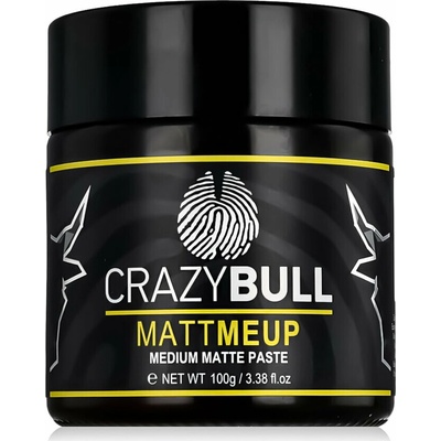CrazyBull Matt Meup Medium Matte Paste 100 g