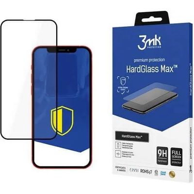 3mk Protection HardGlass Max Full Screen Tempered Glass - калено стъклено защитно покритие за дисплея на iPhone 13 Pro Max (черен-прозрачен)
