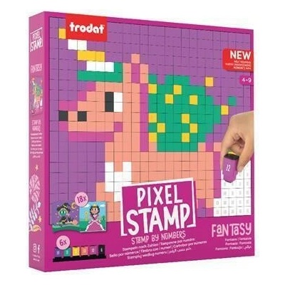 TRODAT Kreativní sada razítek Pixel Stamp, pohádkové postavy, CR-PXS-FA 609901