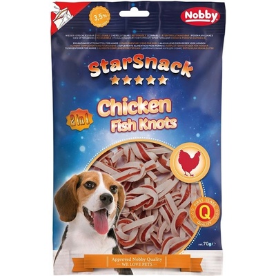 Nobby StarSnack Chicken Fish Knots maškrty 70 g