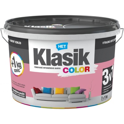 HET KLASIK COLOR 7 + 1 kg růžový