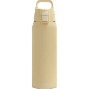 SIGG - Insulated drinking bottle - Thermos bottle Shield Therm One Opti Yellow carbonated drinks - Leak-proof - Dishwasher safe - BPA-free - 90% recycled stainless steel - Light yellow - 0.75L - 6021.10