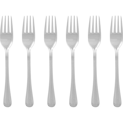 Premier Housewares Antikoro príbor 6 ks v striebornej farbe Classic