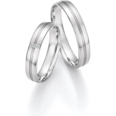 Honeymoon zlaté snubní prsteny 66 61070 040WG