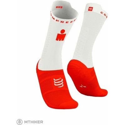 COMPRESSPORT Pro Racing v4.0 Bike Ironman 2026 white neon red