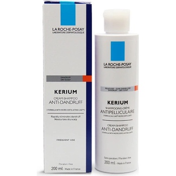 La Roche Posay Kerium proti suchým lupům Anti-Dandruff Cream Shampoo 200 ml