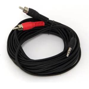  Oem жак 3, 5 мм - 2 бр. аудио кабел rca m/m 1, 5 м xakabj2r (xakabj2r)