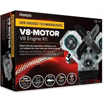 Franzis motor V8 v měřítku 1:3 a zvukovým modulem