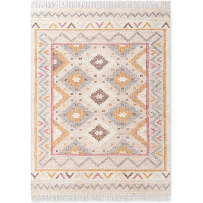 Elle Decoration Кремав ръчно изработен ютен килим 200x300 cm Roya Imani - Elle Decoration (106261-200x300)