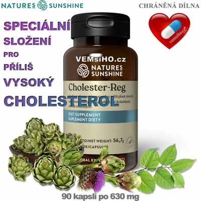 Nature’s Sunshine Cholester-Reg 90 kapslí po 470 mg