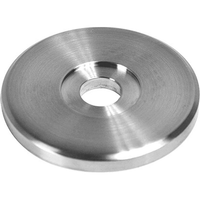Platňa na bočné kotvenie stĺpu ø 50 mm, brúsená AISI 304