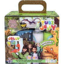 TUBAN Tubi Jelly set 6 barev + malé akvárium Dinosauři