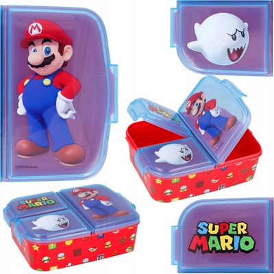 Stor delený plastový box na desiatu Super Mario 21420