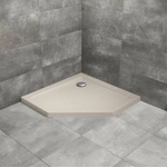 Radaway Душово корито Radaway Doros PT Stone, петоъгълно, 80x80 см, кашмирен акрил (SDRPT8080-01-84S)