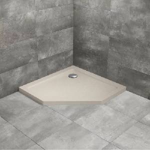 Radaway Душово корито Radaway Doros PT Stone, петоъгълно, 80x80 см, кашмирен акрил (SDRPT8080-01-84S)