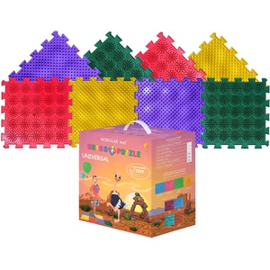 Ortho Puzzle Модулен килим за игра Ortho Puzzle - Микс, таралежи (OP06)