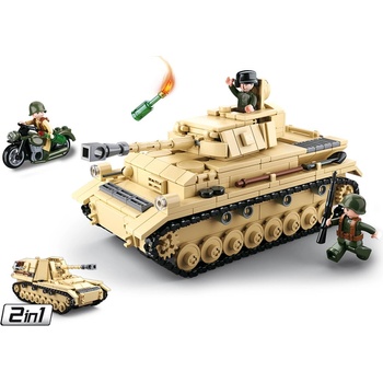 Sluban B0693 Veľký nemecký tank 2v1