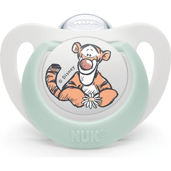 Image 1 of Nuk Силиконова залъгалка NUK - Тигър, с кутийка за съхранение и стерилизация, 0-6 m (10730905-Тигър)