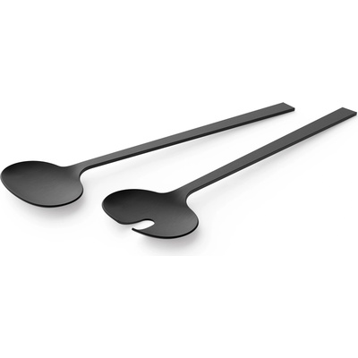 Zack Lenora лъжици за салата, черни, 2 бр (20761)