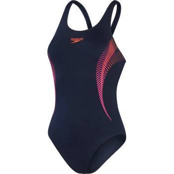 Speedo Бански костюм Speedo Women's One Piece Swimsuit - Navy/Pink