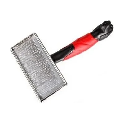 Camon Slicker brushes with steel pins L - четка за финно разресване на кучета 10.5 x 5 см