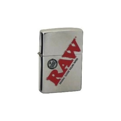 RAW Zippo zapalovač, SILVER LOGO