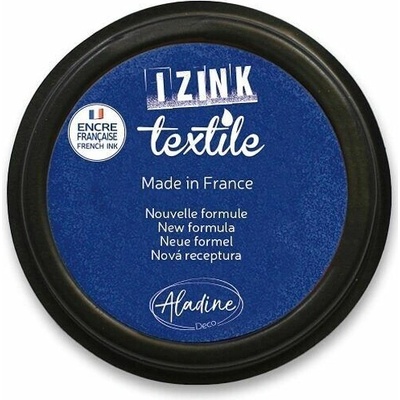 Razítková poduška na textil Aladine Izink modrá