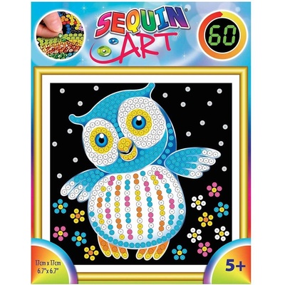 Sequin Art - Изкуство с пайети за 60 минути, Бухалче