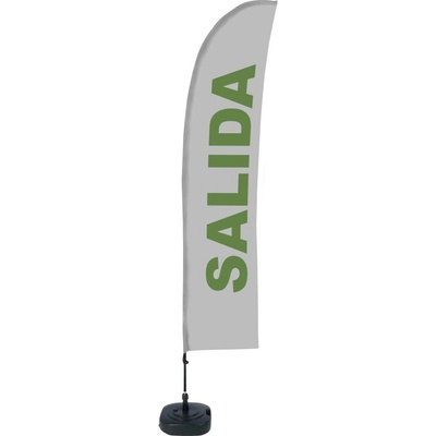 Jansen Display Beach Flag Budget Wind Complete Set Exit Spanish, 1010 x 4305 mm