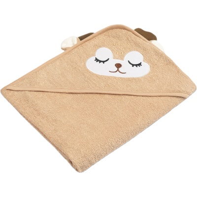 Sensillo Хавлия с качулка Sensillo - Eлен, 100 х 100 cm, бежова (SILLO-30563)