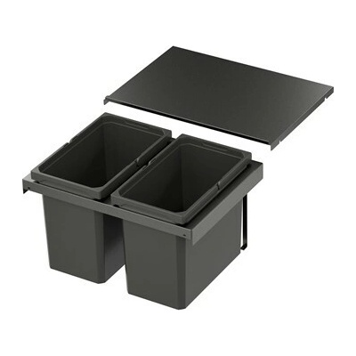 VS ENVI Flex systém na třídění odpadu KB 600 mm, 2 × 22 l, lava