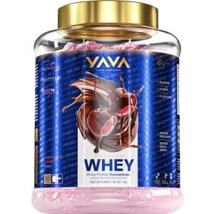 Yava Labs Premium Whey | 100% WPC [2000 грама] Шоколад с Ягода