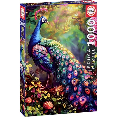 Educa Пъзел Educa от 1000 части - Паунова градина (EDU20262)