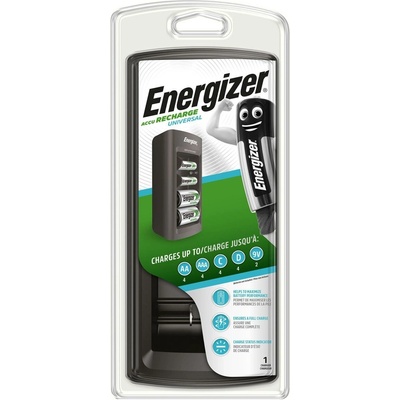 Energizer Зарядно устройство Energizer N301335800 за батерии AA, AAA, C, D, 9V (N301335800)