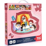 Toi World Детски пъзел Toi World 4 в 1 - Детска градина (TWTP398) - ozone