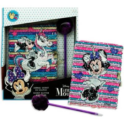 Zápisník A5 Disney Minnie Mouse růžový, vícebarevný
