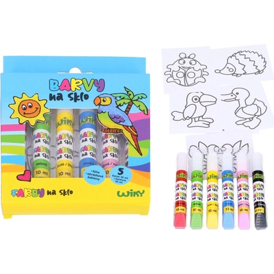 Barvy na sklo 5+1 22ml – Zboží Dáma Barvy na sklo 5+1 22ml – Zboží Dáma