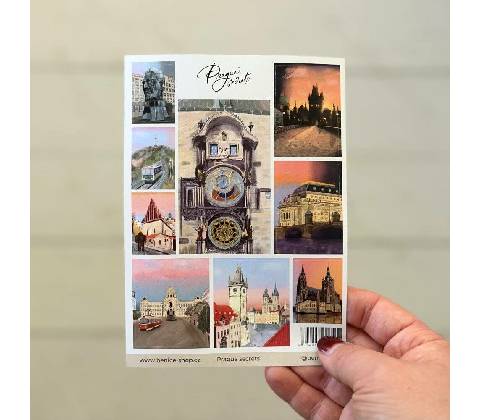 Be Nice samolepky Prague Secrets
