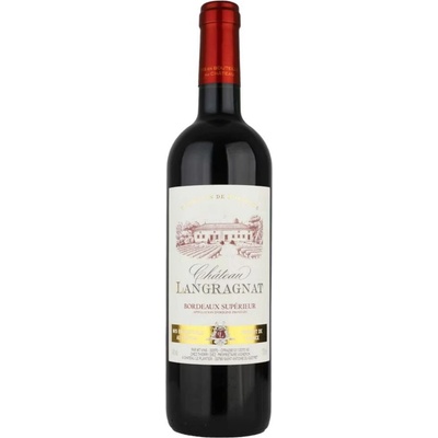 Château Langragnat Bordeaux Supérieur 14% 0,75 l (holá láhev)