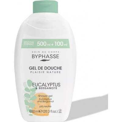 Byphasse sprchový gel eukalyptus a bergamot 600 ml